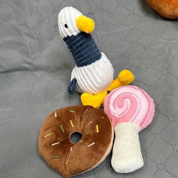 Small Dog Toys Bundle Donut Lollipop Seagull 3 piece bundle - Picture 3 of 6
